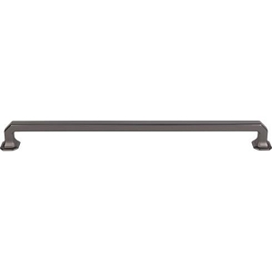 Top Knobs TK291AG Emerald Pull 12 Inch CC Ash Gray